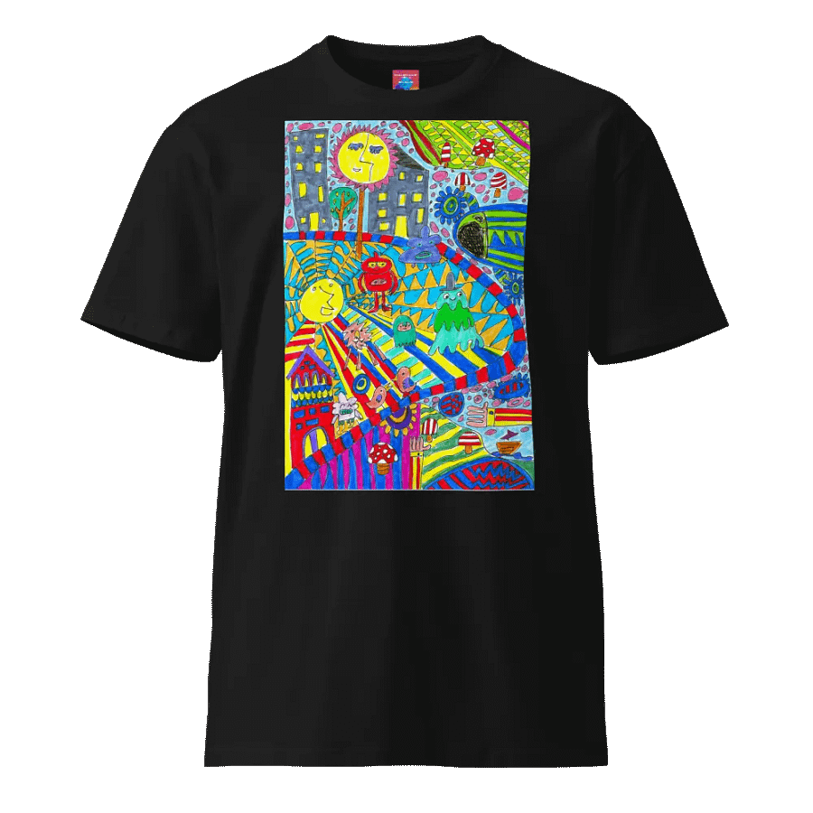 Abstract Doodle Life Unisex T Shirt product image (11)