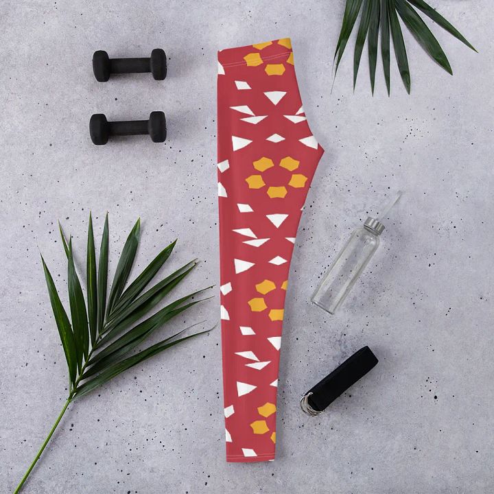 Geometric Harmony All-Over Leggings product image (2)