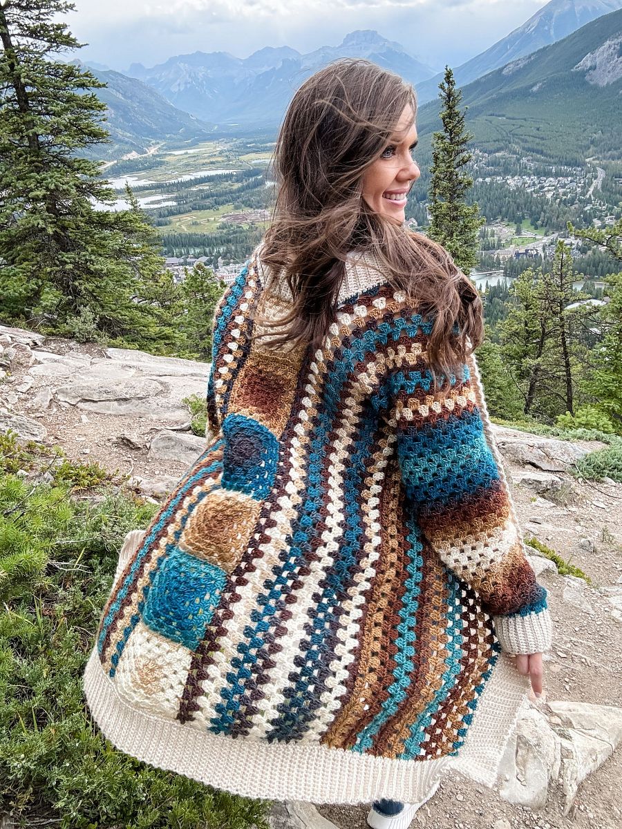 Cascade Mountain Cardigan Crochet Pattern product image (4)
