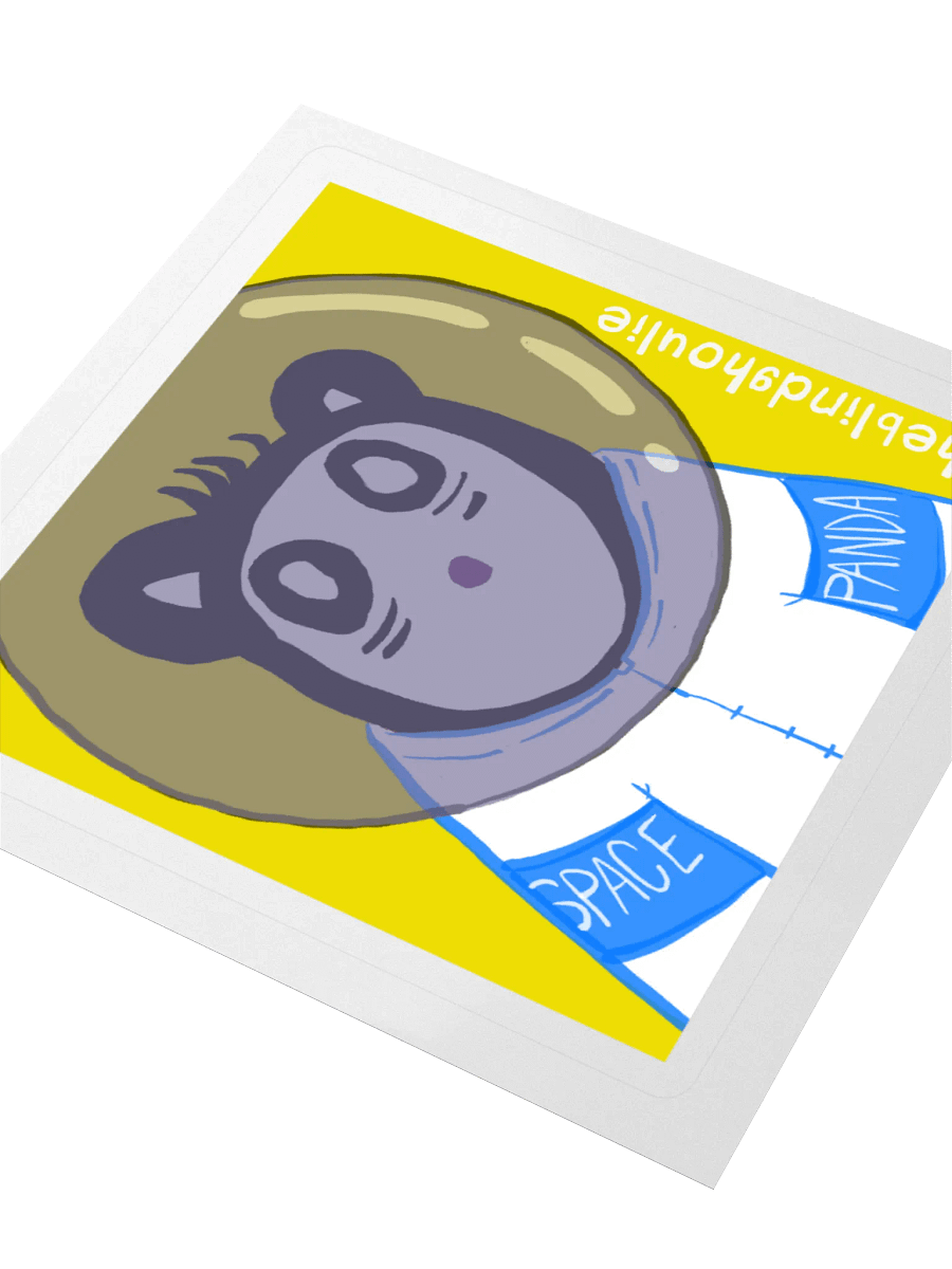 TBG Space Panda Logo Sticker product image (3)