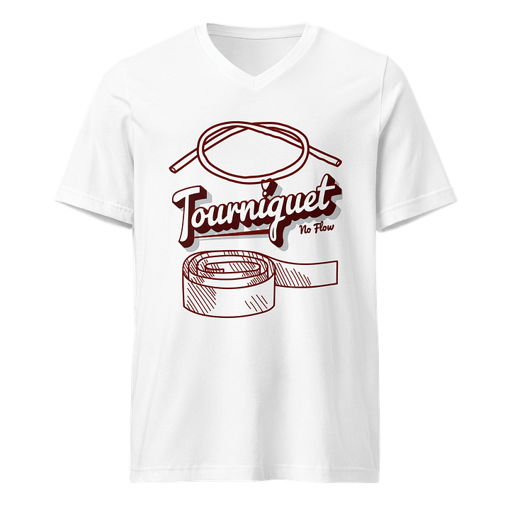 Tourniquet Tape V-Neck Tee product image (1)