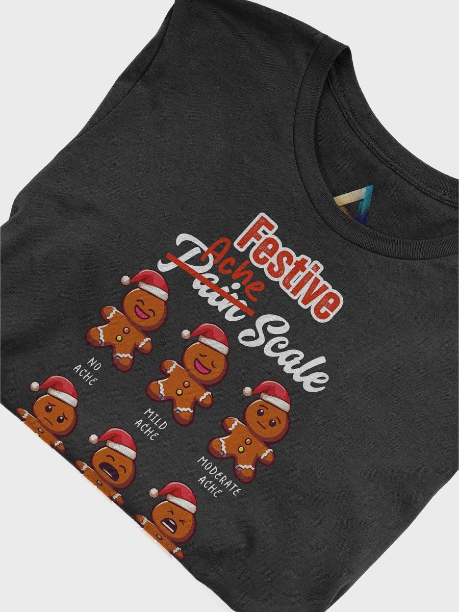 Festive Gingerbread man Tummy Ache Scale T-Shirt | Unisex product image (5)
