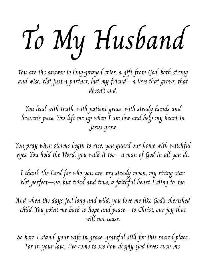 To My Husband product image (2)