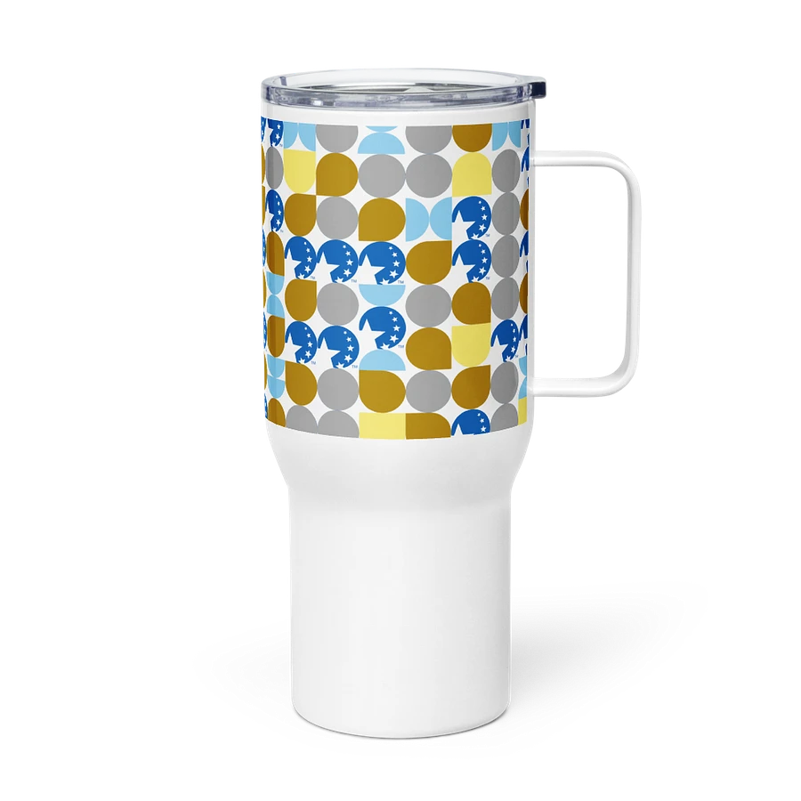 Travel Mug with Handle in Icon Pattern product image (3)