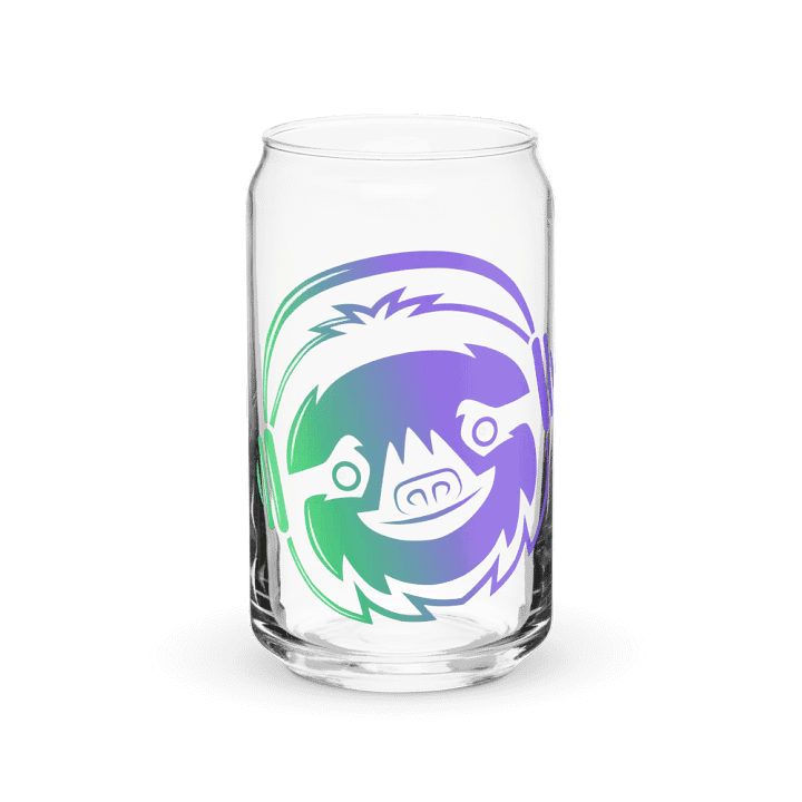 Sloth Logo Can Glass product image (2)