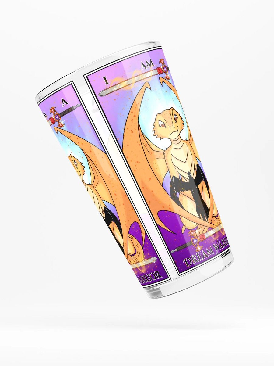 Day of the Dragon Tarot Card Pint Glass product image (4)