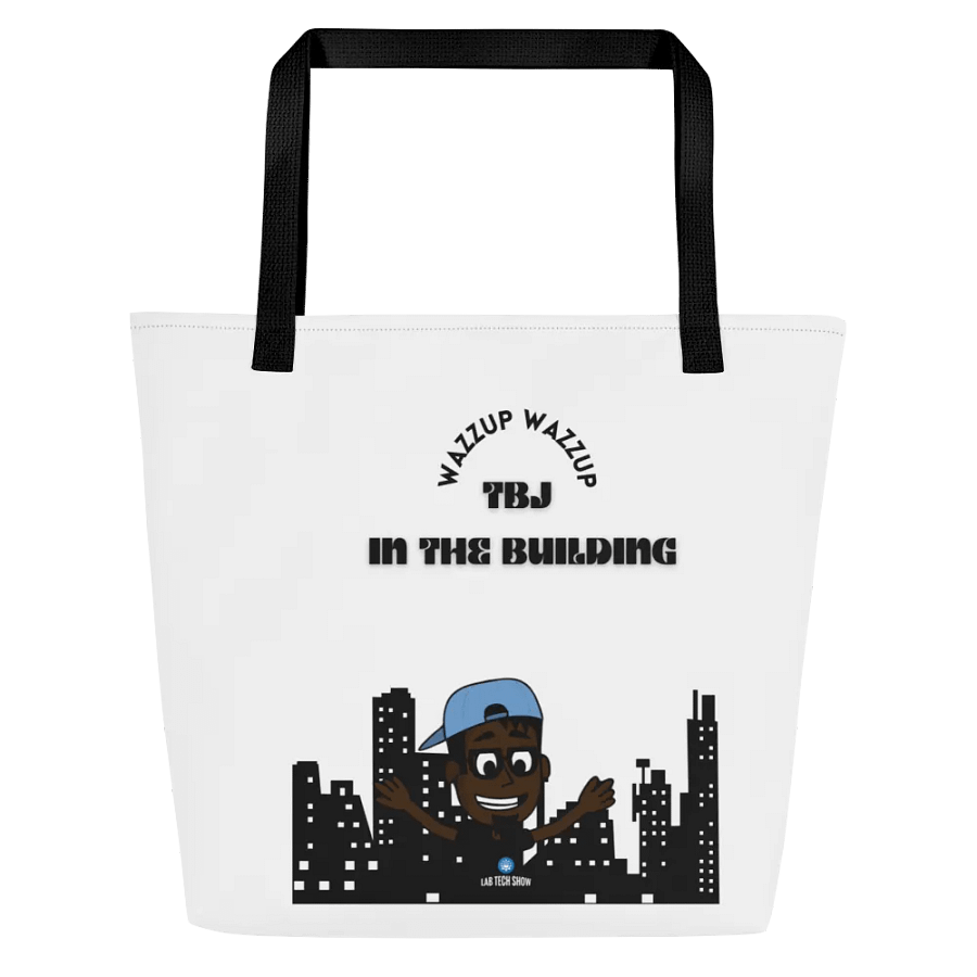 TBJ Large Tote Bag w/ Pocket product image (2)