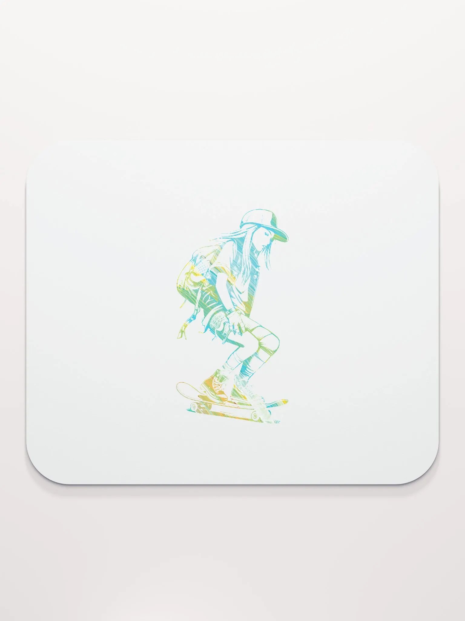 GIRL ON SKATEBOARD Skateboard, skateboarding, skater, skate, retro, vintage, girl, skateboarder, woman, skating, skate clothing product image (2)