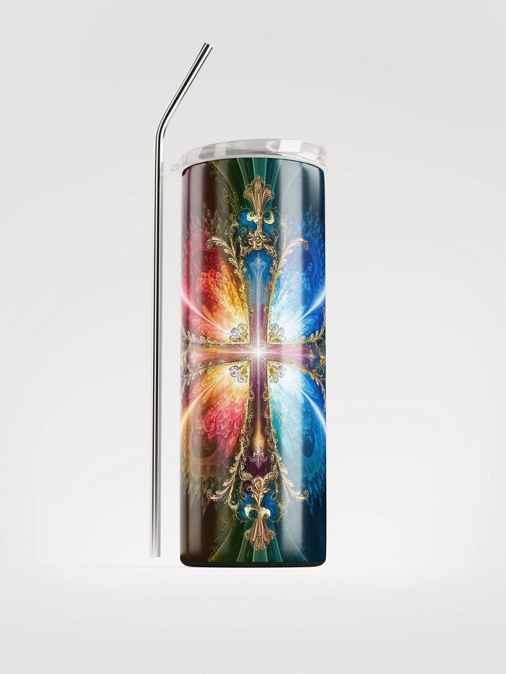 Lift Me Up Lord 3D Christian Cross 20 Oz Tumbler product image (1)