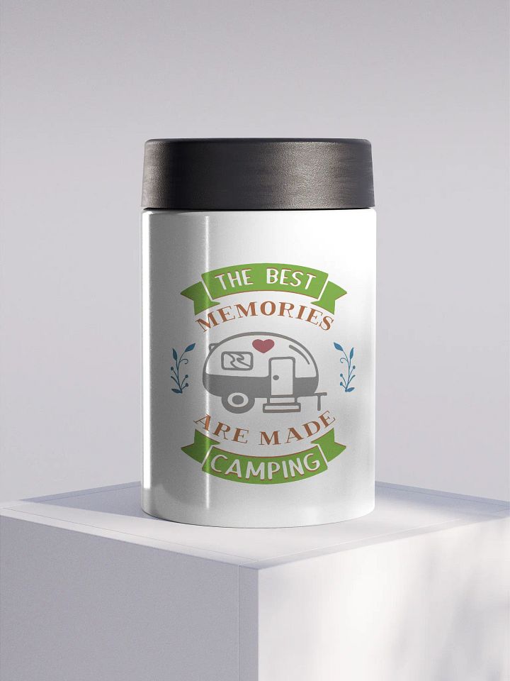 Best Memories Camping Stainless Steel Koozie product image (1)