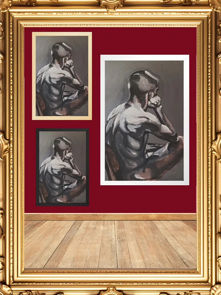Thinker Framed Print product image (2)