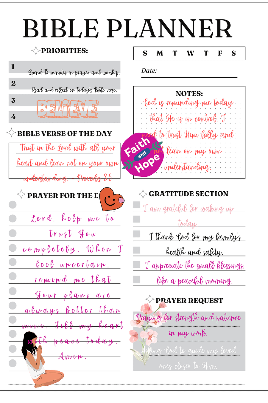 Monthly & Daily Planner Bundle – Stay Organized & Inspired! product image (5)