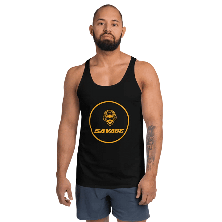 Savage Tank Tee (Gold) product image (1)