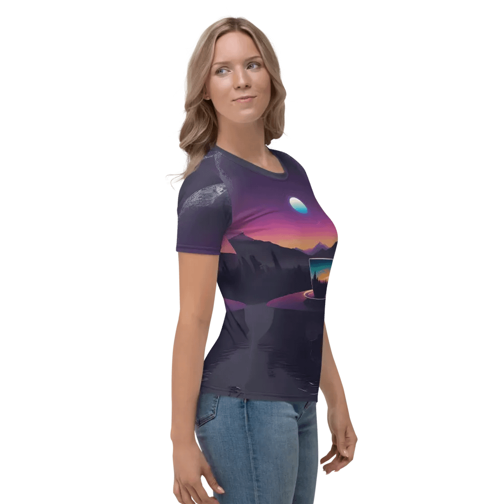 Coffee Sunset All Over Print T-shirt product image (3)