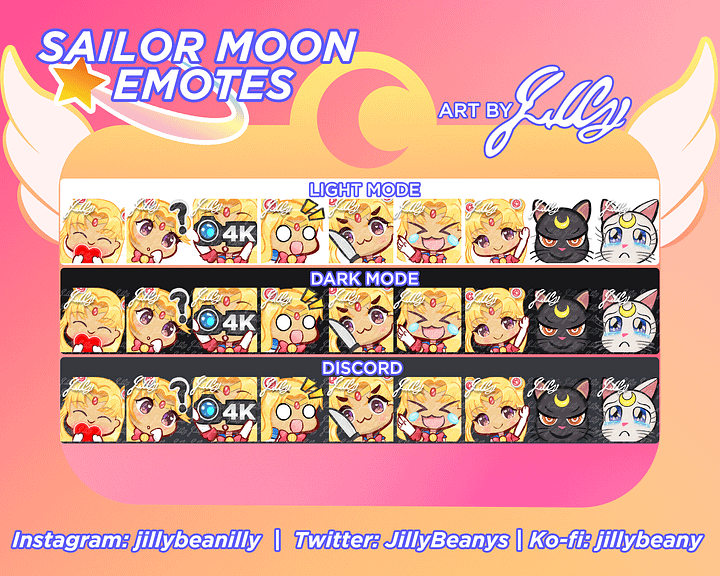 Sailor Moon Emotes product image (2)