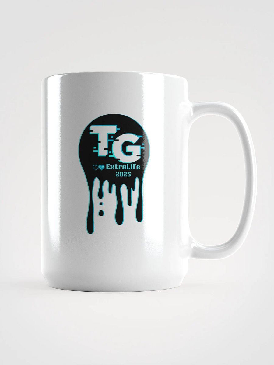 2025 Extra Life- Scan & Sip: White Glossy QR Mug product image (3)