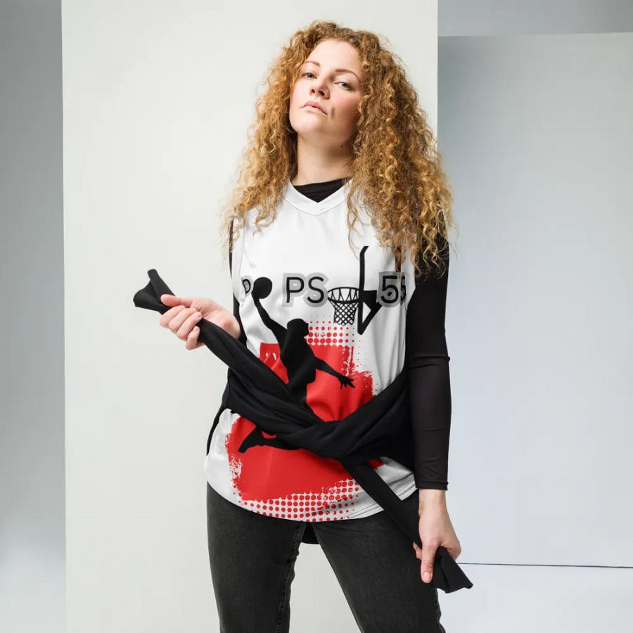 POPS 55Airborne Slam Dunk Unisex Jersey product image (6)