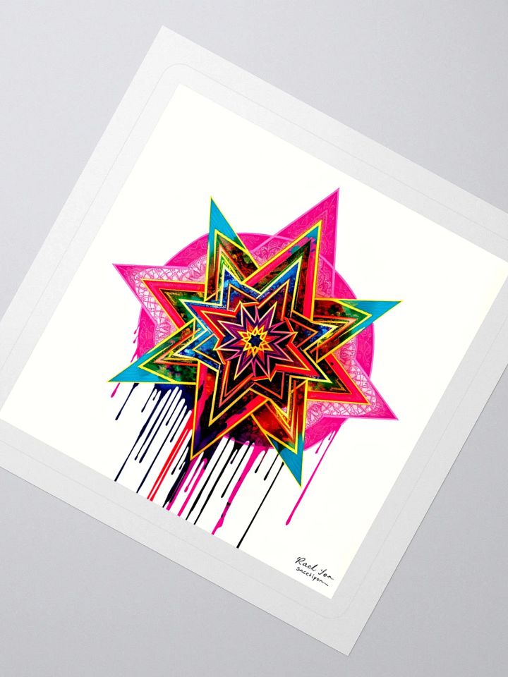 Cosmic Starburst Kiss Cut Stickers product image (6)