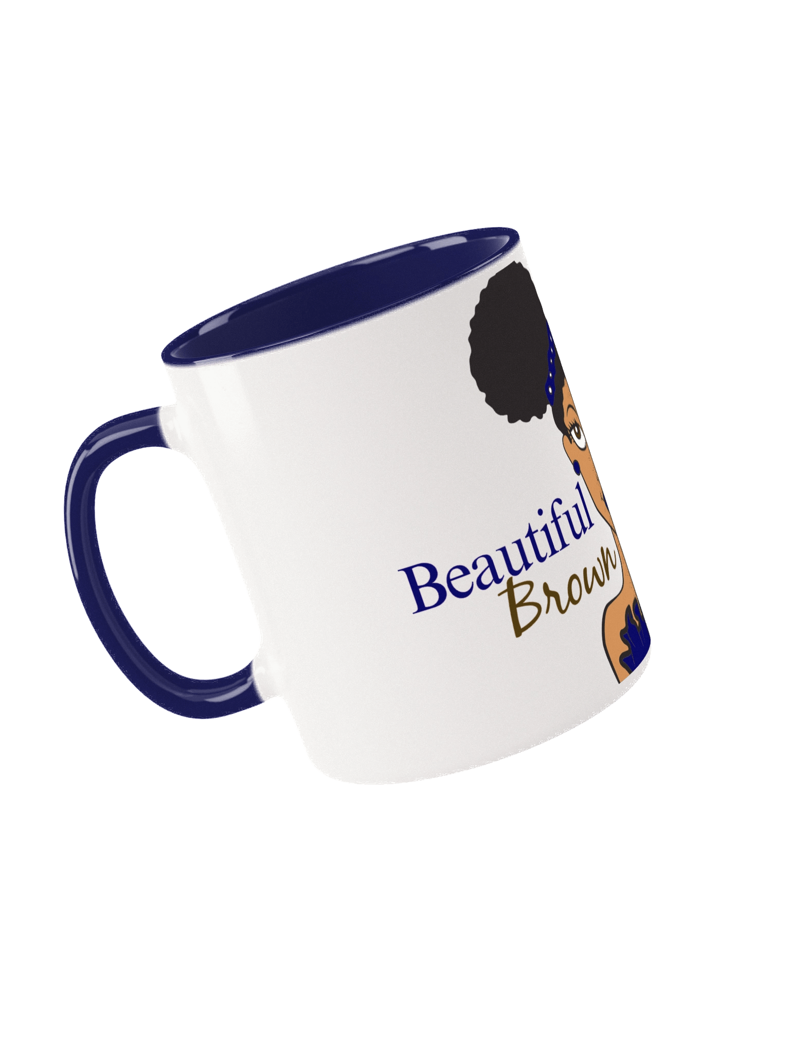 Caramel Beautiful Brown Girl Mug product image (4)