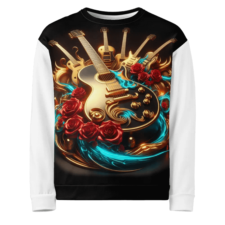 Electric Golden Guitar Dreams - Unisex Sweatshirt #16 product image (1)
