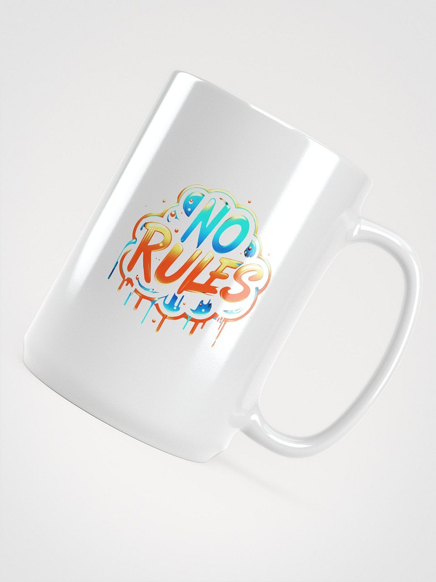 NO RULES – Neon Graffiti Street Text product image (4)