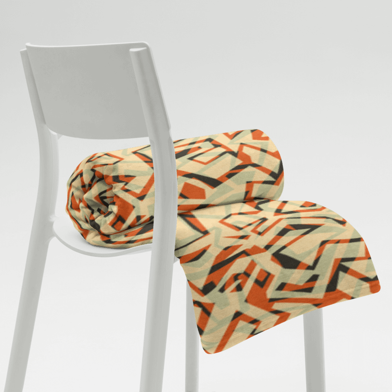 Orange Grunge | Throw Blanket product image (18)