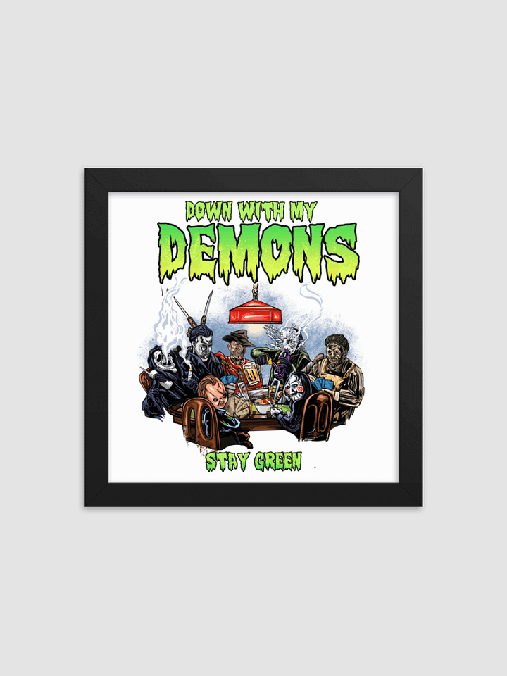 Down With My Demons Framed Matte Poster product image (1)