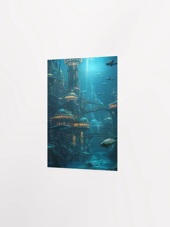 Mystical Underwater City Poster product image (8)