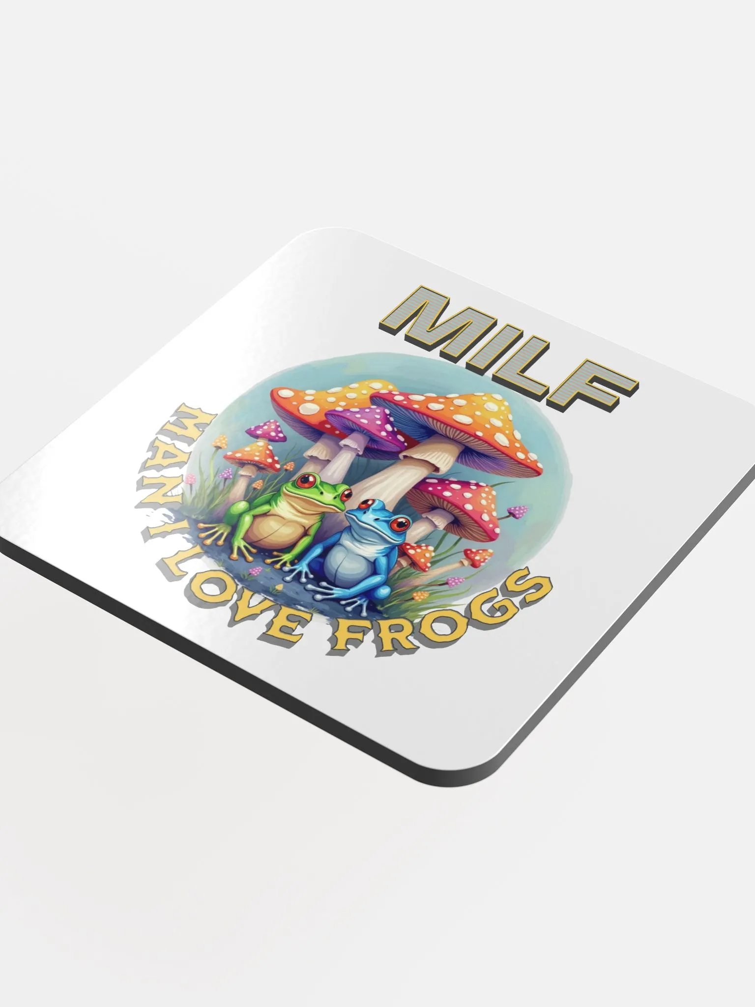MILF Man I Love Frogs Funky Glossed Coaster Set product image (1)