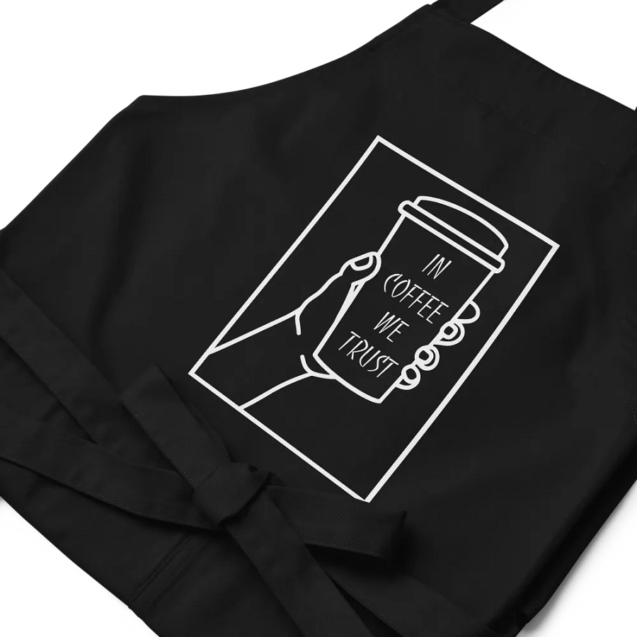 In Coffee We Trust Apron product image (5)