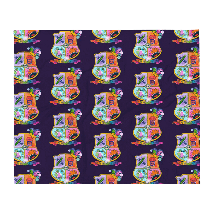 School of Chaos Throw Blanket product image (2)