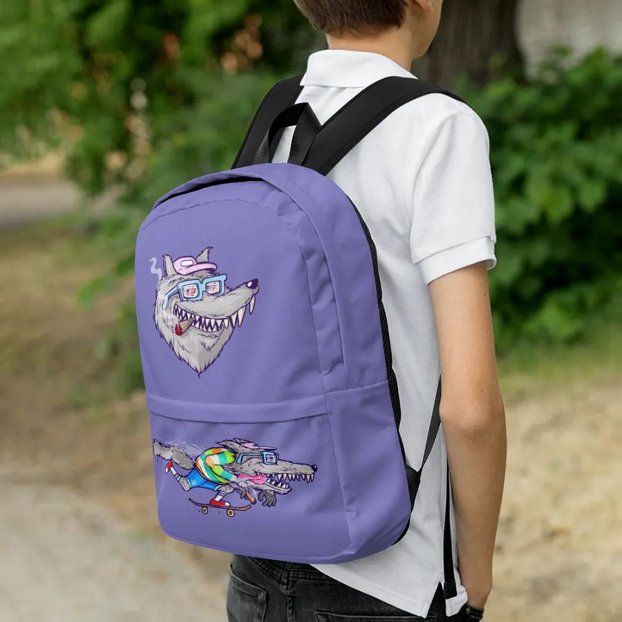 Young Wolf And Free Backpack product image (6)