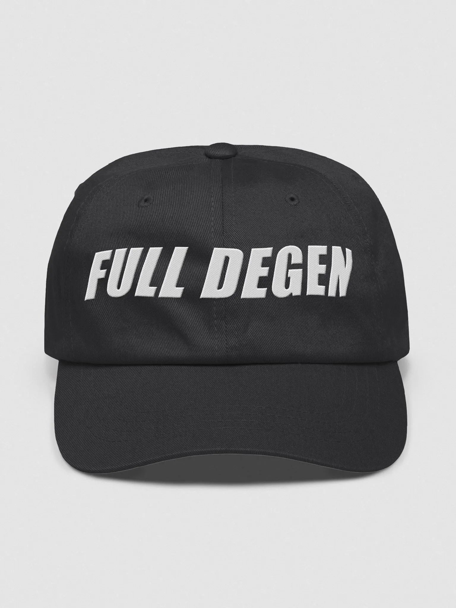 FULL DEGEN DAD HAT product image (1)