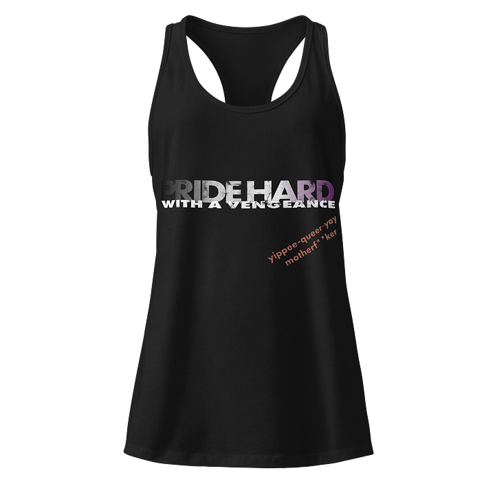 Asexual "Pride Hard" Racerback Tank product image (1)