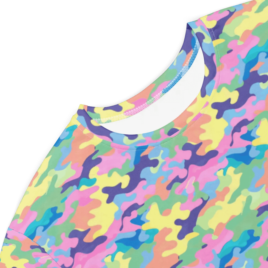Pastel Camoflauge T-shirt Dress product image (5)