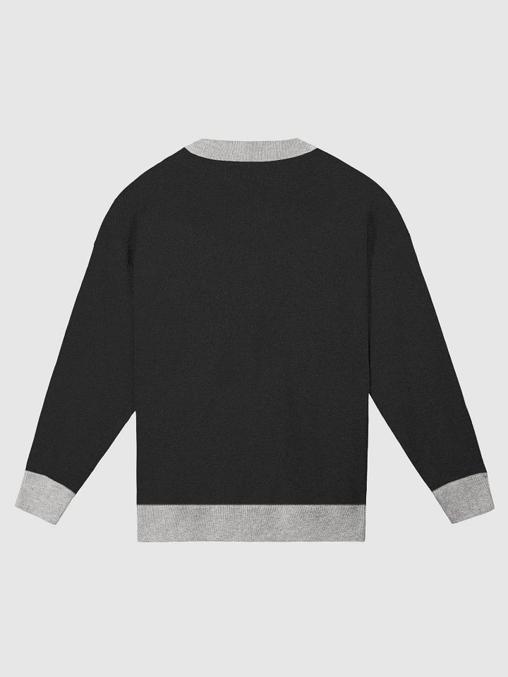 CURRENTLY IN BURNOUT (lg. design, black and off white) knitwear relaxed crewneck product image (6)