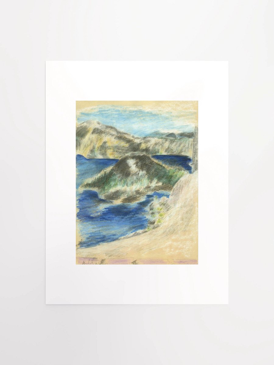 Crater Lake, OR 1986 print product image (1)