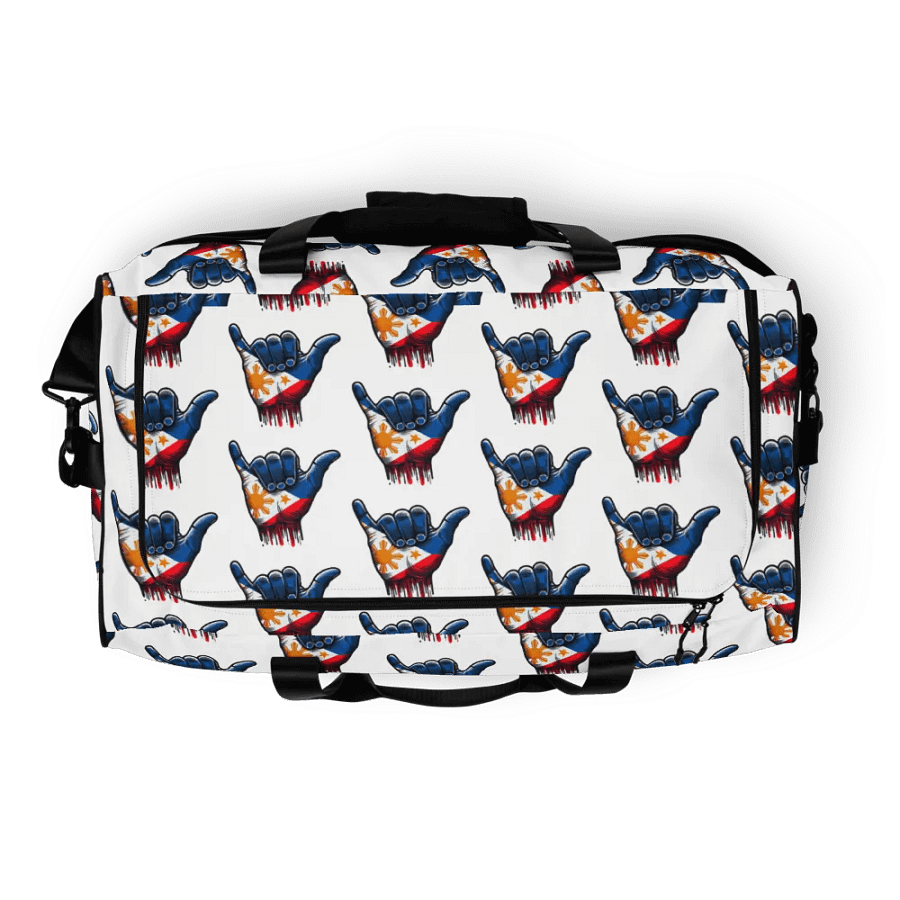 Mabuhay The Aloha of the Philippines Duffle Bag - Shaka Hang Loose Vibes for Your Adventures product image (6)