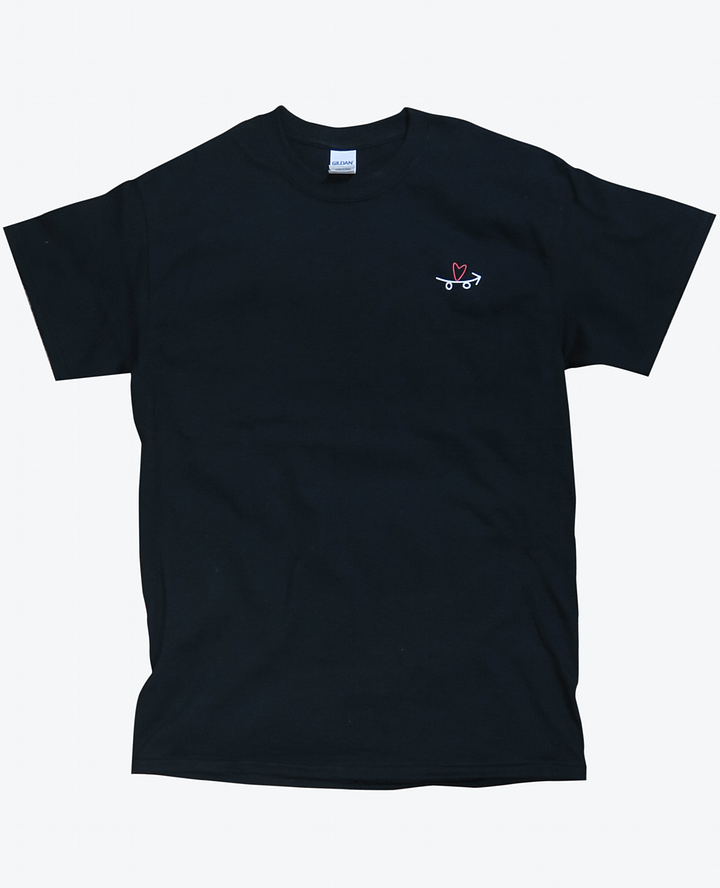 logo tee black product image (1)