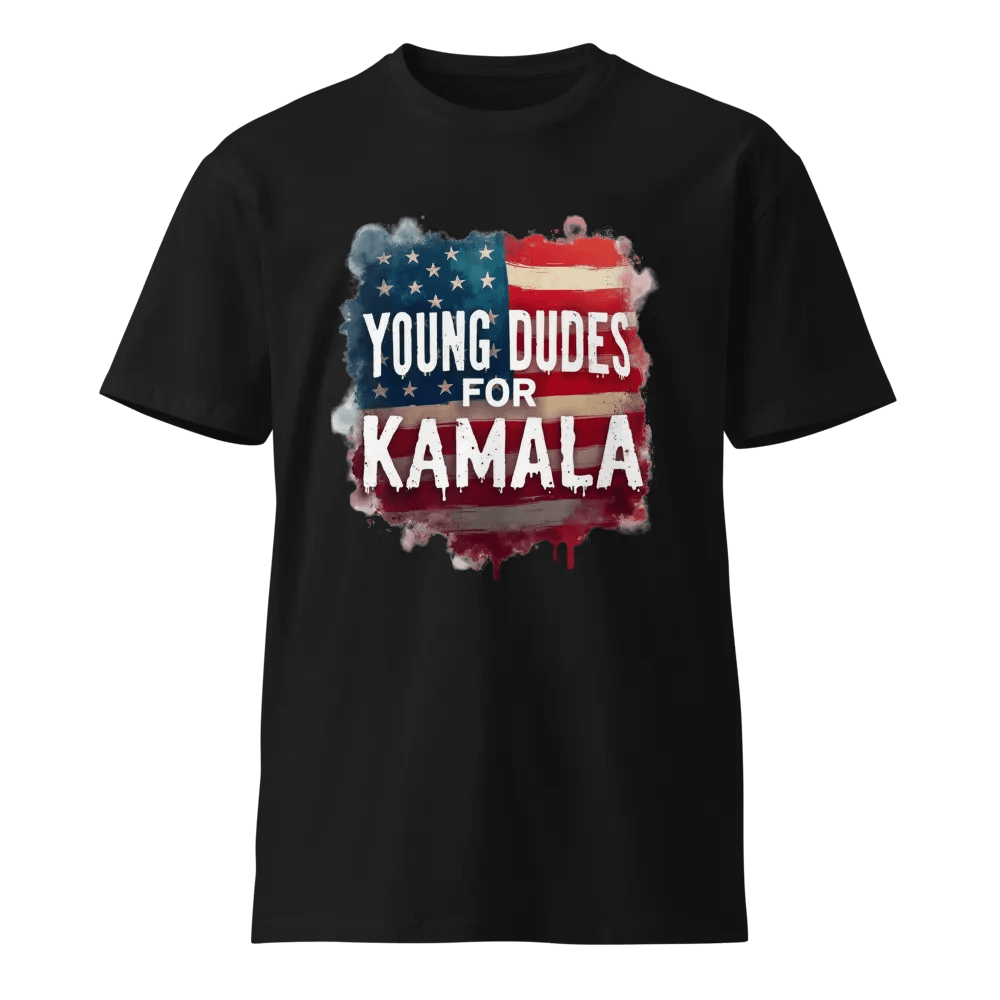 Young Dudes For Kamala Patriotic Kamala Supporters Tee product image (1)