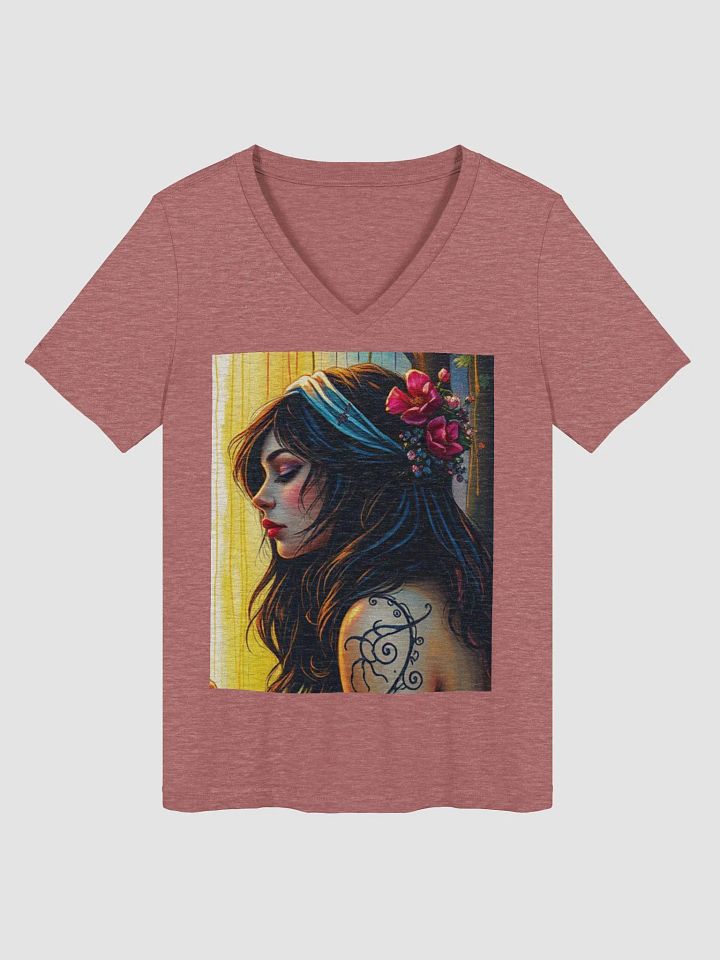 Chic Comfort: Relaxed V-Neck T-Shirt product image (1)