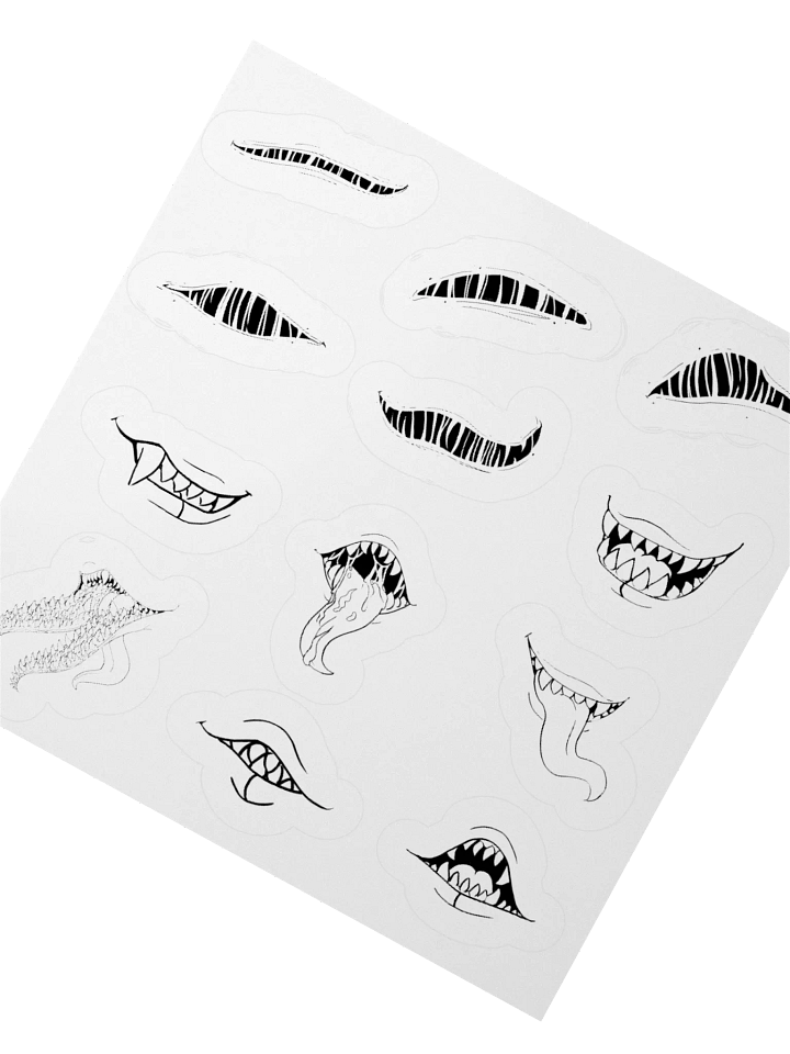 mouth stickers product image (6)