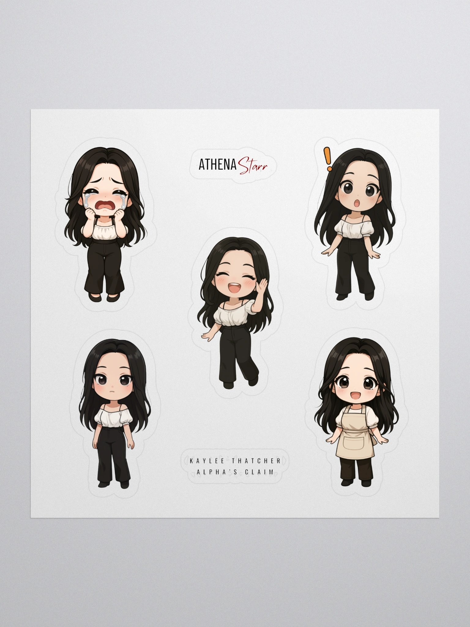 Kaylee Thatcher Sticker Set – Alpha’s Claim product image (1)