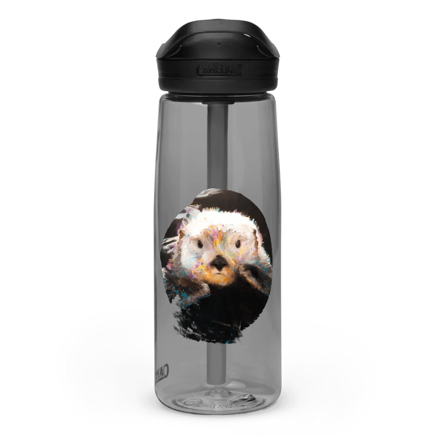 Vibrant Sea Otter Water Bottle product image (1)