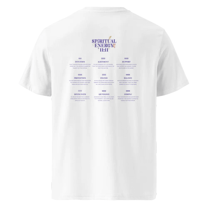 Angel Numbers Unisex Embroidered T-Shirt – Unlock Your Divine Guidance product image (36)