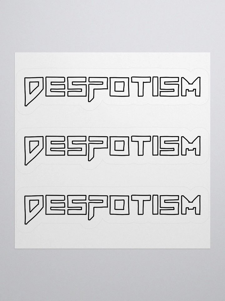 DESPOTISM Sticker Sheet product image (2)
