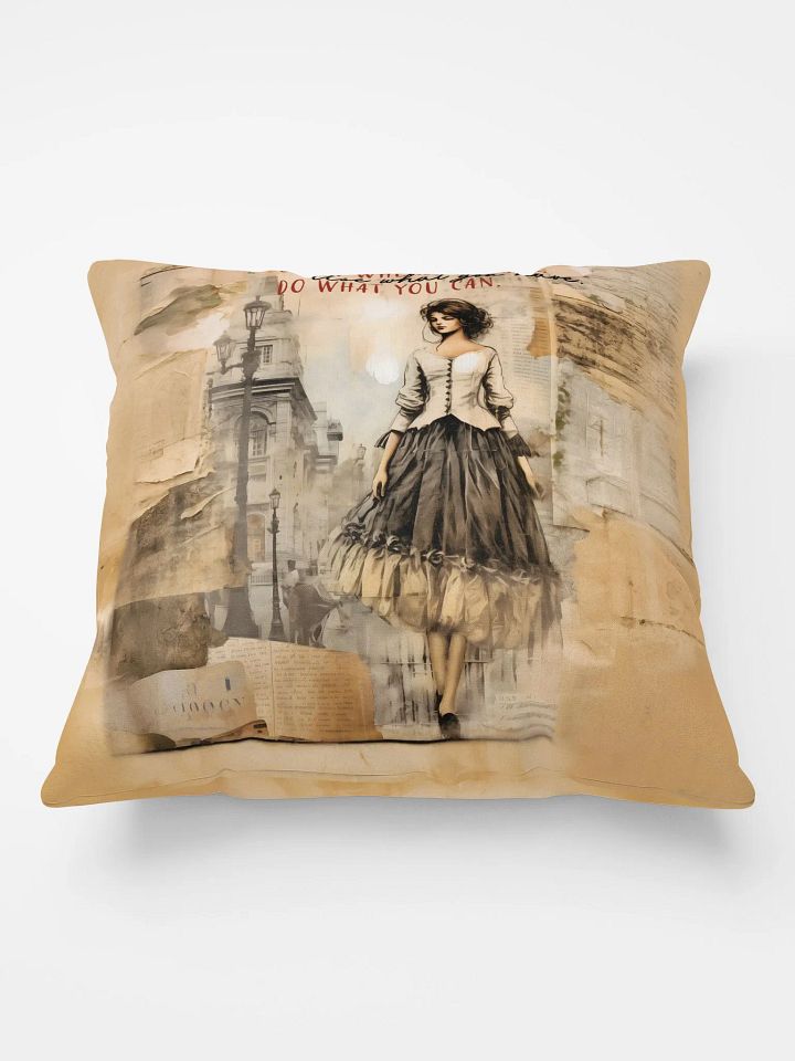 Start Where You Are Vintage-Inspired Throw Pillow - Motivational Decor product image (2)