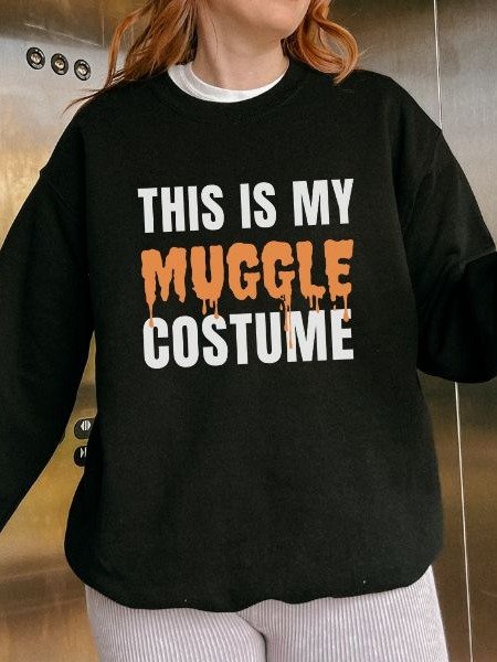 Muggle Halloween Custome Magical Fall Sweatshirt product image (3)