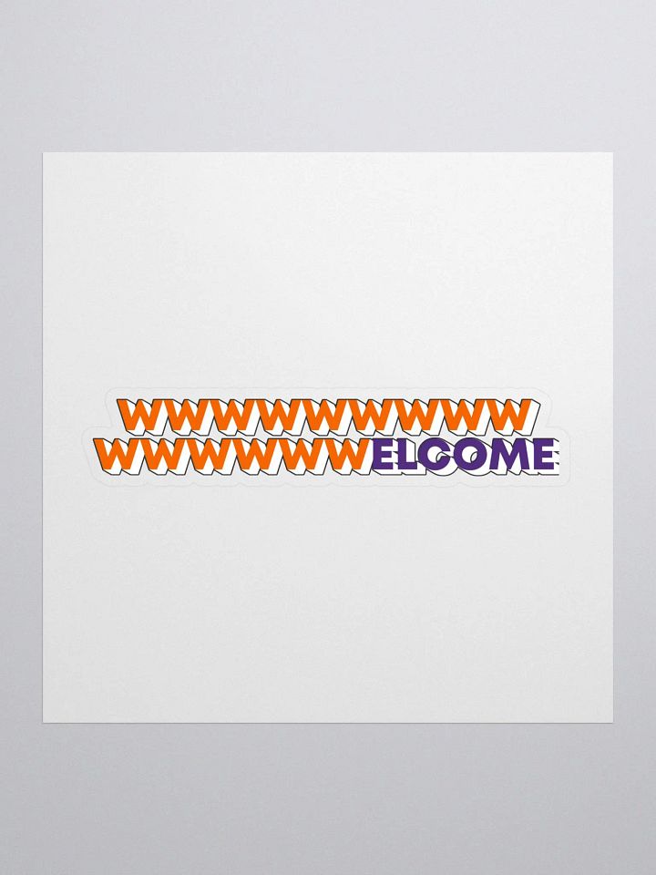 Clemson 18 Welcome Sticker product image (1)