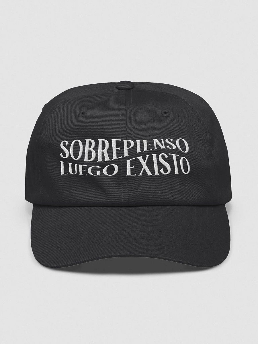 Sobrepienso, Luego Existo Gorra Bordada product image (1)
